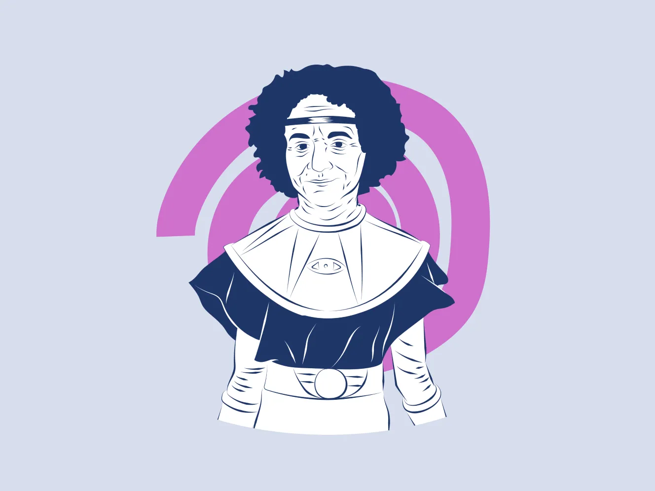 Illustration du personnage Mémoria issu du jeu Les Super Publics